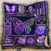 Fibromyalgia Awareness Quilt -Hn020806  Quilt
